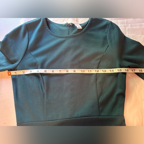 Old Navy teal bell sleeve midi dress size XS - Picture 8 of 9